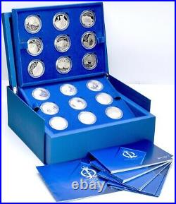 2012 Royal Mint Queens Diamond Jubilee 18x Proof £5 Five Pounds Set 1