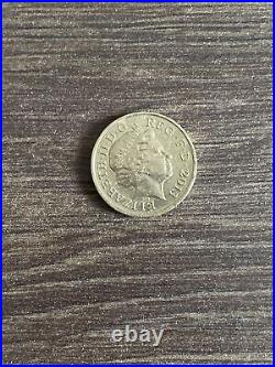 2013 Floral Emblem Oak £1 One Pound Rare British Coin Queen Elizabeth II V/g