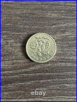 2013 Floral Emblem Oak £1 One Pound Rare British Coin Queen Elizabeth II V/g