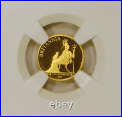 2013 Great Britain 1 Pound Britannia Gold Coin NGC graded PF70 Ultra Cameo