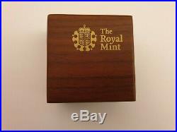 2013 Royal Mint Gold Proof 1/20th Britannia £1 One Pound Coin with box & COA