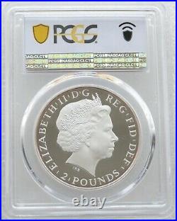2014 Great Britain Britannia £2 Two Pound Silver Proof 1oz Coin PCGS PR70 DCAM