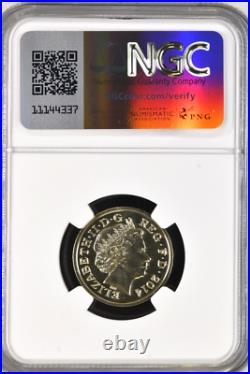2014 Pound £1 Shield Arms NGC MS 67 Uncirculated Finest Known Top Pop