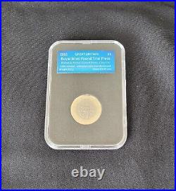 2015 £1 one pound Trial coin 12 sided genuine with micro writing from sealed bag