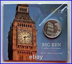 2015 (. 999) Silver Big Ben One Hundred Pound Coin