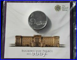 2015 British Buckingham Palace £100 Pound 999 Silver 2oz Coin Pack