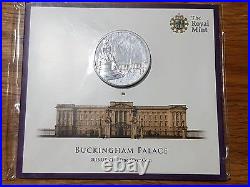 2015 British Buckingham Palace £100 Pound 999 Silver 2oz Coin Pack