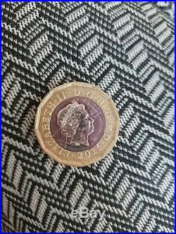 2015 Royal Mint Trial Piece One Pound £1 Coin genuine