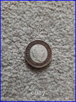 2016 1 one pound coin rare dark error