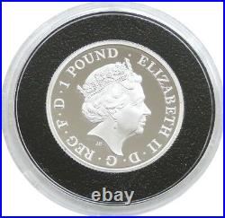 2016 British Royal Mint Britannia £1 One Pound Silver Proof Coin