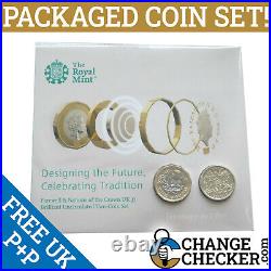 2016 Farewell & 2017 Nations of the Crown £1 One Pound BUNC Coin Set Brilliant