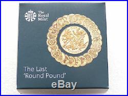 2016 Royal Mint Last Round Pound £1 One Pound Silver Proof Coin Box Coa
