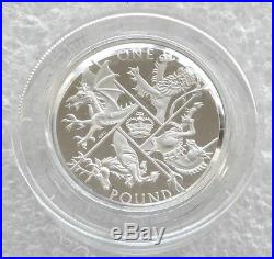 2016 Royal Mint Last Round Pound £1 One Pound Silver Proof Coin Box Coa