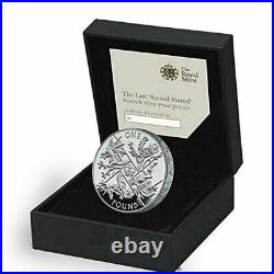2016 Royal Mint Last Round Pound £1 One Pound Silver Proof Coin COA BU Boxed