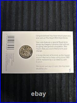 2016 SYO £1 New One Pound Coin Royal Mint Never In Circulation Very Very Rare