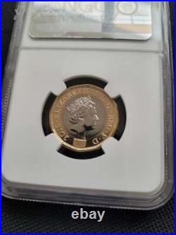 2016 UK Coin £1 Crosslet Rare Mint Marked BU Nations of the Crown NGC MS69 DPL