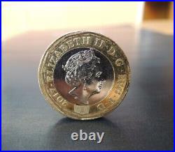 2017 £1 One Pound Coin Misprint Misstrike Mint Error Very Rare