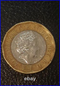 2017 12 Sided One Pound Coin £1 Mis Strike Error Mule Minting Error Ghosting
