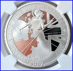 2017 Britannia Spirit of The Nation Silver Proof £2 Two Pound NGC PF69 1oz
