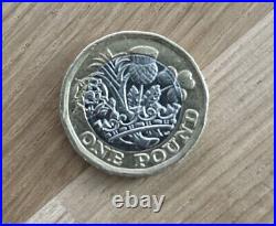 2017 Leek, Shamrock, Thistle £1 Coin. Very rare