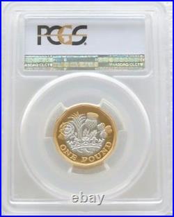 2017 Nations of the Crown Piedfort £1 One Pound Silver Proof Coin PCGS PR69 DCAM