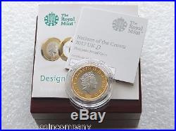 2017 Royal Mint Nations of the Crown £1 One Pound Platinum Proof Coin Box Coa