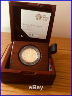 2017 Royal Mint Nations of the Crown Gold Proof One Pound Piece £1 Boxed
