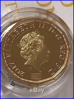 2017 UK GOLD PROOF £1 ONE POUND COIN Nations Of Crown Perfect Investment 17.7g