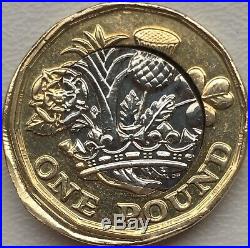 2018 One Pound £1 Coin Minting Huge Error Off Centre Collar Slip Error 2