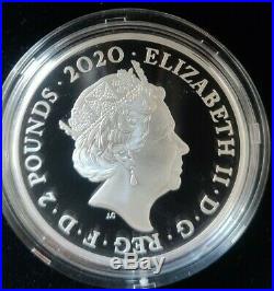 2020 Queen Royal Mint 1 Oz one ounce Silver proof 2 pounds coin