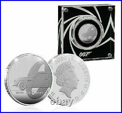 2020 Silver Proof James Bond Coin £1 UK Limited Edition Half Ounce 1/2 0z NEW