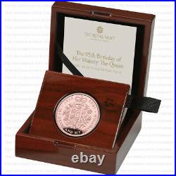2021 Royal Mint Queen Elizabeth II 95th Birthday Gold Proof Five Pounds £5