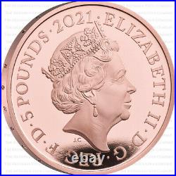 2021 Royal Mint Queen Elizabeth II 95th Birthday Gold Proof Five Pounds £5