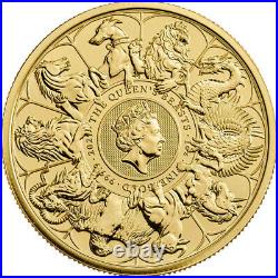 2021 U. K. 100 Pound 1 oz Gold Queen's Beast Completer Coin BU