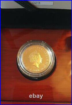 2022 Fa Cup 150th £2 Gold Proof No. 23 Luis Diaz Luke Shaw David Luiz