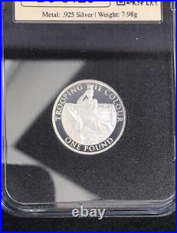 2022 Jersey Trooping The Colour Platinum Jubilee Silver Proof Datestamp £1 Pound