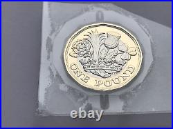 2022 One 1 Pound Coin With Special Privy Mark Bu With Free Info Card