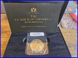 2023 King Charles Britannia. 999 Silver 1oz coin Boxed