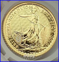 2024 Britannia 1/10 Oz Gold Coin