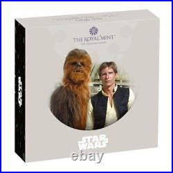 2024 Star Wars 04 Han Solo Chewbacca 1 Oz Silver Proof Coin Box COA in Hand