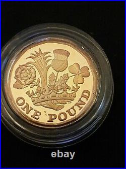 22 carat gold coin one pound 2017