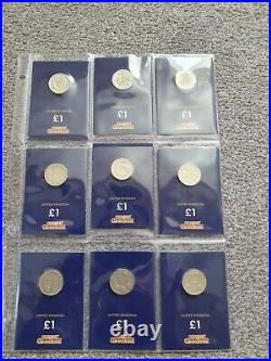 26 x £1 One Pound Coin Collection Plus Medallion Various 1987-2017