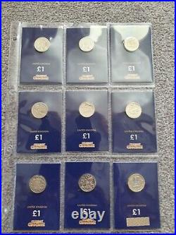 26 x £1 One Pound Coin Collection Plus Medallion Various 1987-2017