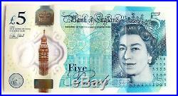 £5 AK47 666 2 Rare Numbers In One Note Five Pound Collectable Bank Of England