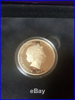 5 pound 22ct limited edition gold coin one of only 50 issued
