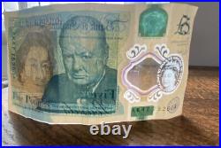 AK47 £5 Note Genuine Banknote GBP Five Pound Real Note RARE Serial Number AK 47