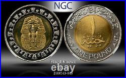 Ah1422//2002 Egypt King Tut S 1 Pound Ent Ngc Ms66 Finest Known