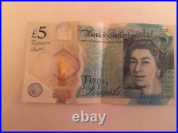 Ak47 607947 Extremely Valuable Collectibles Five Pound Note Rare