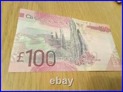 Almost Uncirculated Clydesdale Bank Scottish One Hundred Pound Note