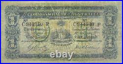 Australia 1 Pound 1918 P. 4d Extremely Rare note Commonwealth of Australia